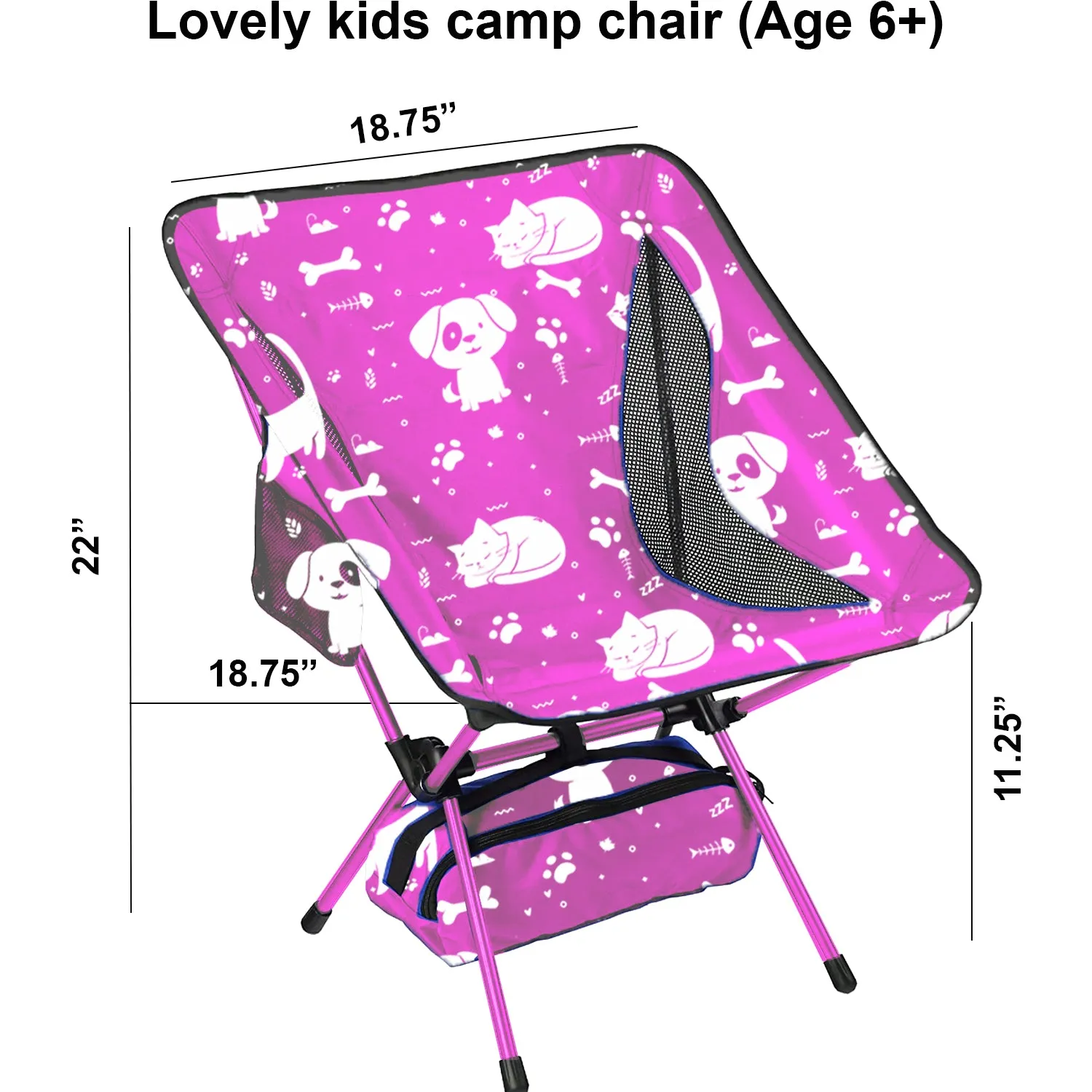 Best friends theme camping chair - kids size (6 )