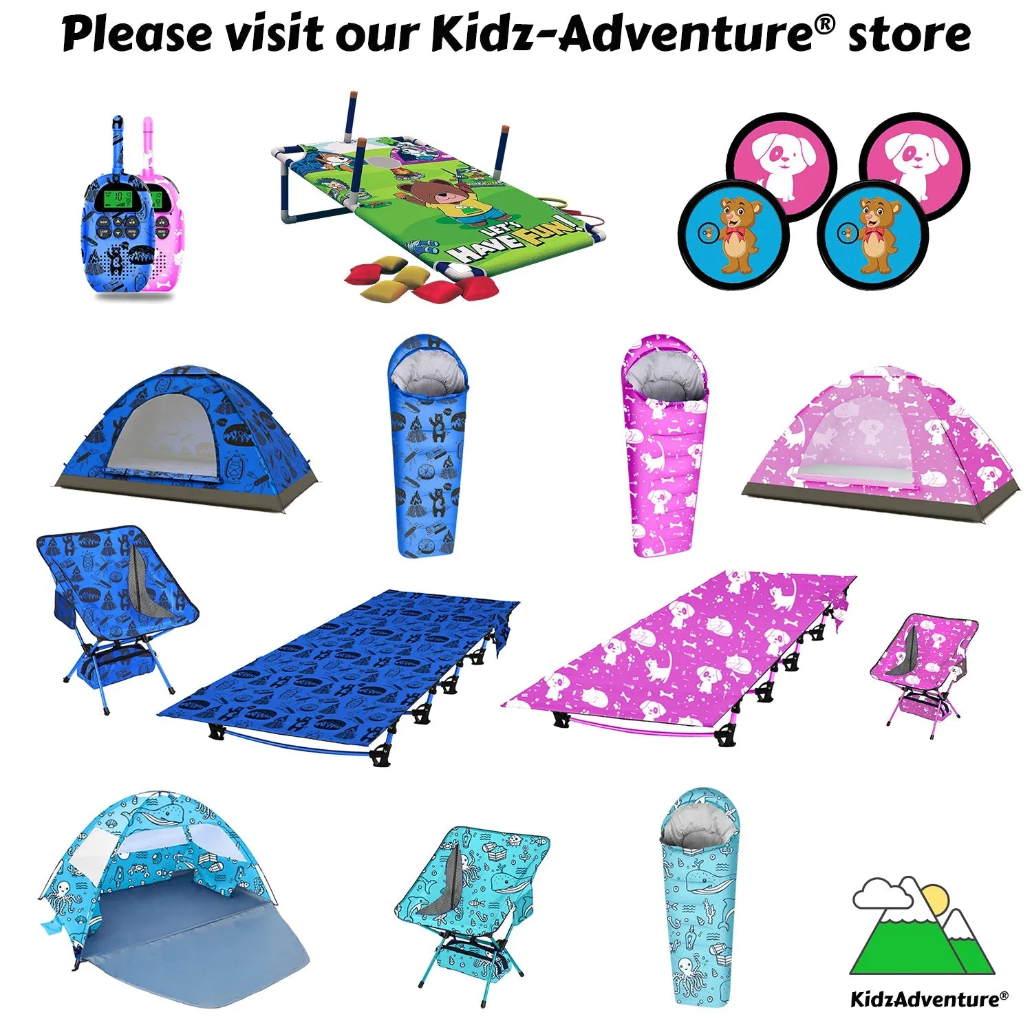 Best friends theme camping chair - kids size (6 )