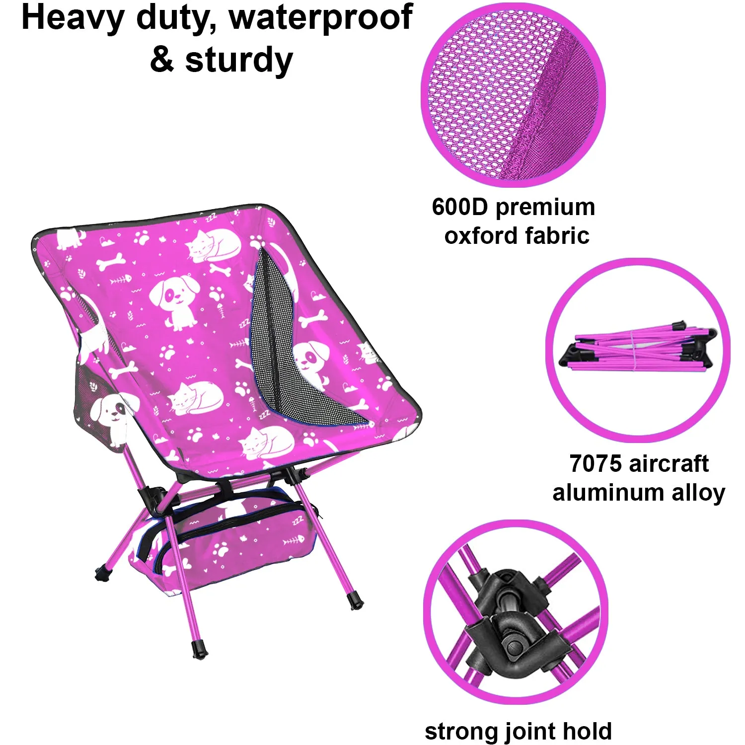 Best friends theme camping chair - kids size (6 )