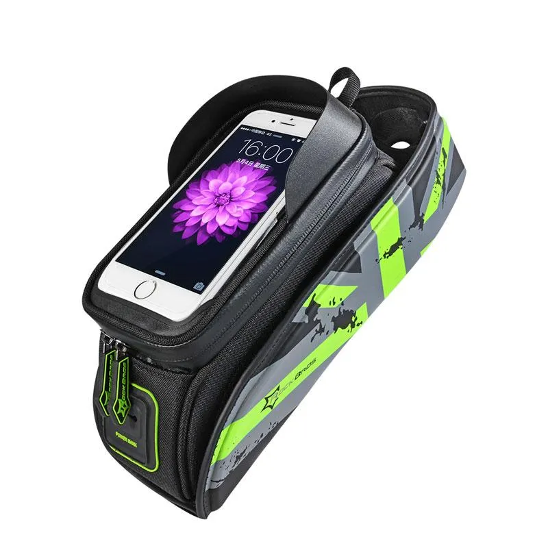 Bike Bag Rainproof Touch Screen Cycling Top Front Phone Case
