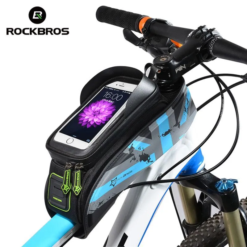Bike Bag Rainproof Touch Screen Cycling Top Front Phone Case