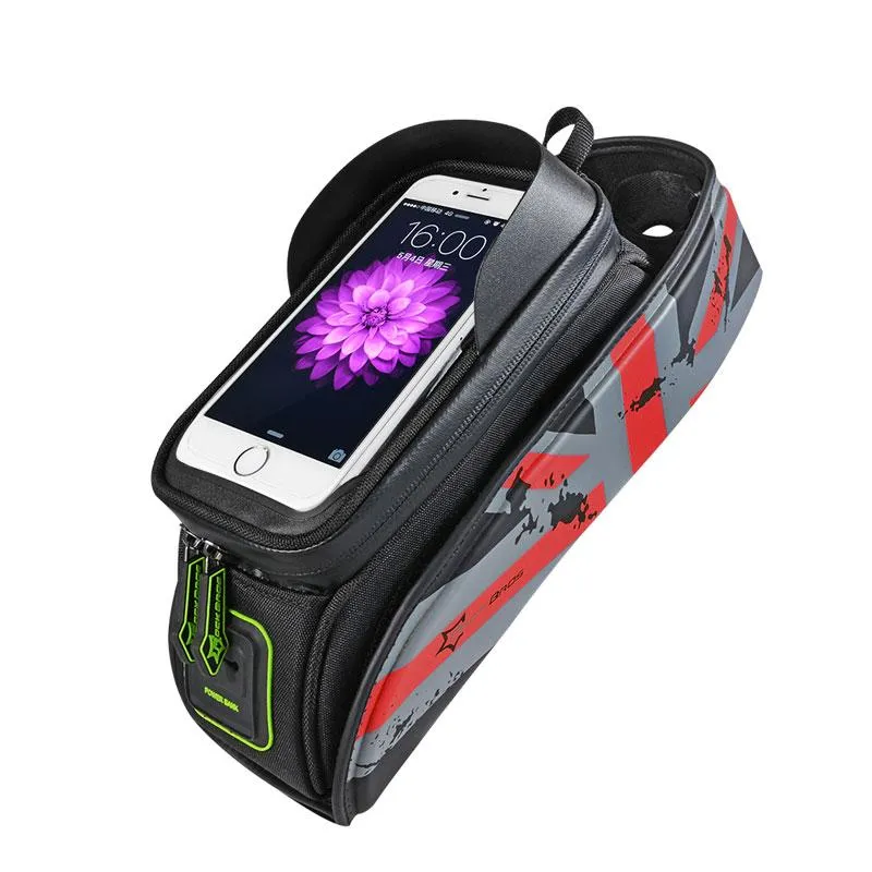 Bike Bag Rainproof Touch Screen Cycling Top Front Phone Case