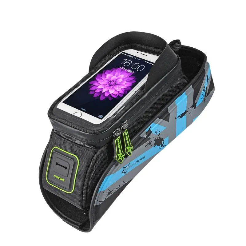 Bike Bag Rainproof Touch Screen Cycling Top Front Phone Case