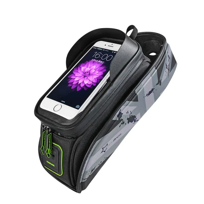 Bike Bag Rainproof Touch Screen Cycling Top Front Phone Case