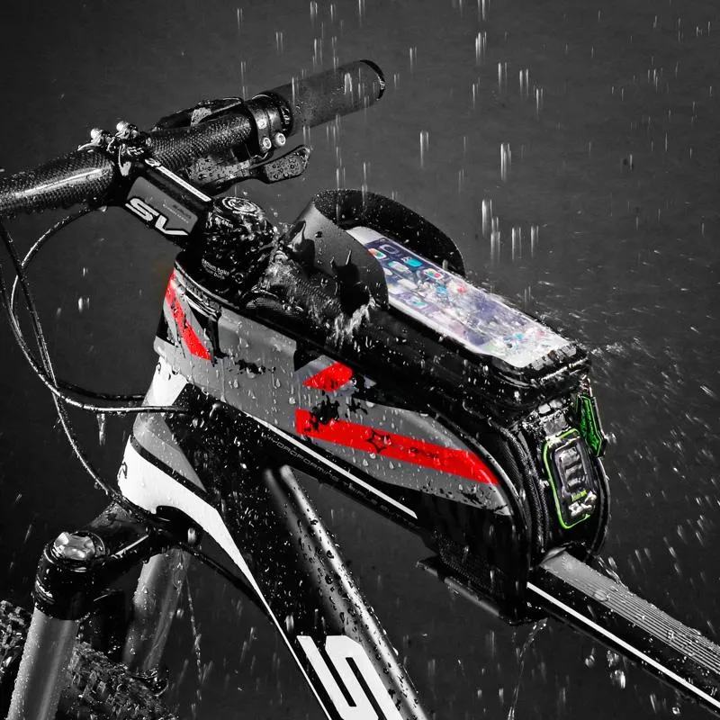 Bike Bag Rainproof Touch Screen Cycling Top Front Phone Case