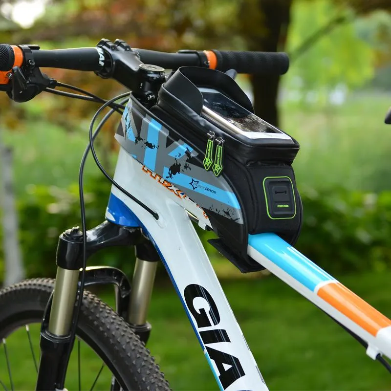 Bike Bag Rainproof Touch Screen Cycling Top Front Phone Case