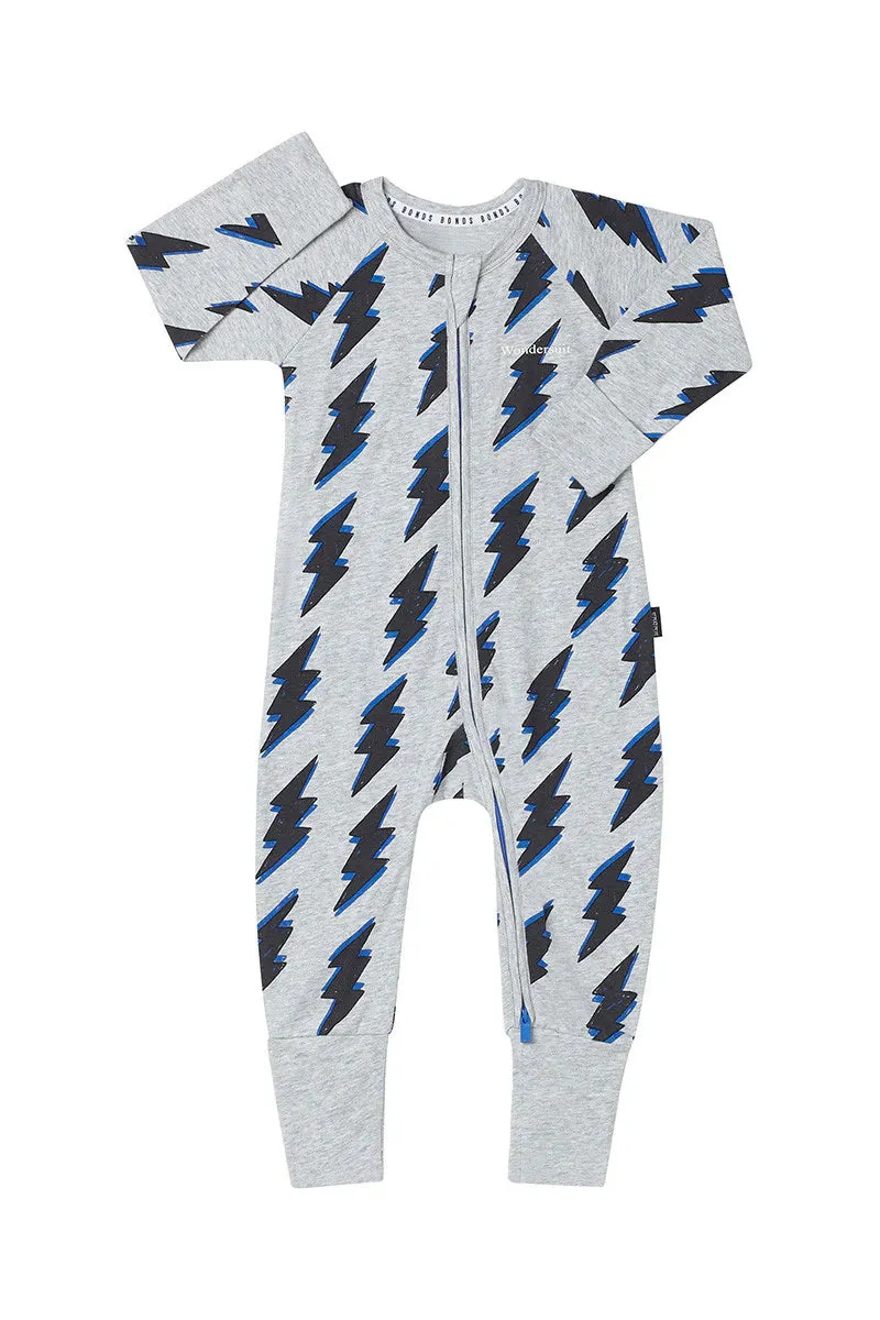 Bonds Zip Wondersuit - Striking Storm Grey Marle
