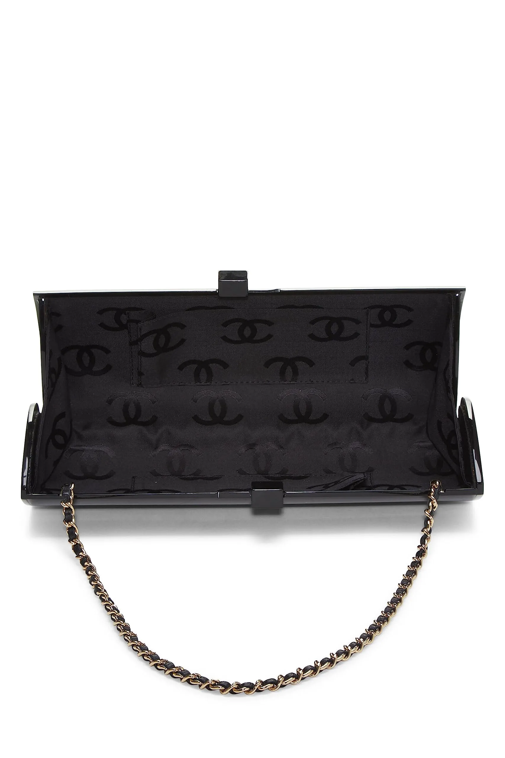 Chanel,  Black Lucite Evening Bag, Black