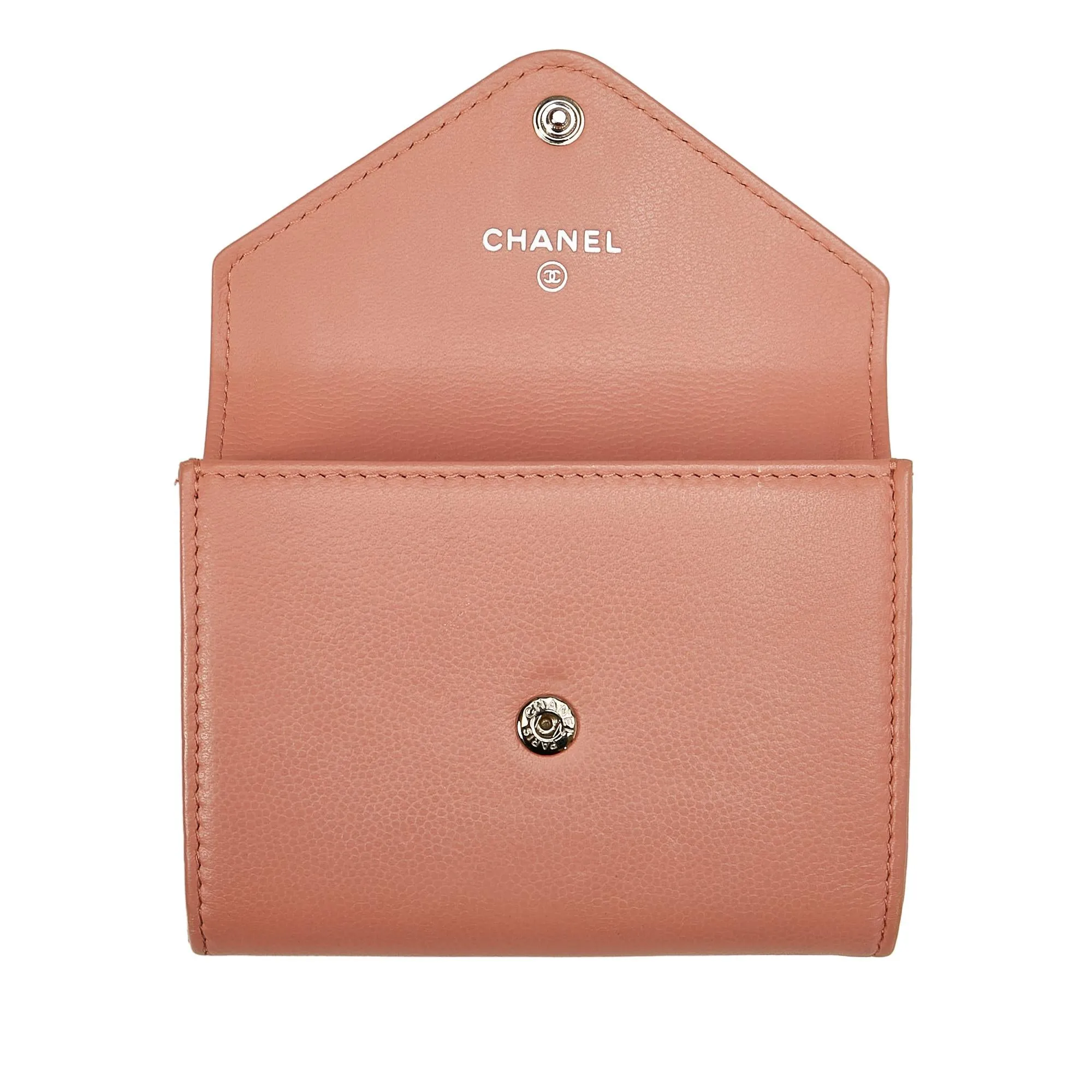 Chanel CC Leather Card Holder (SHG-23845)