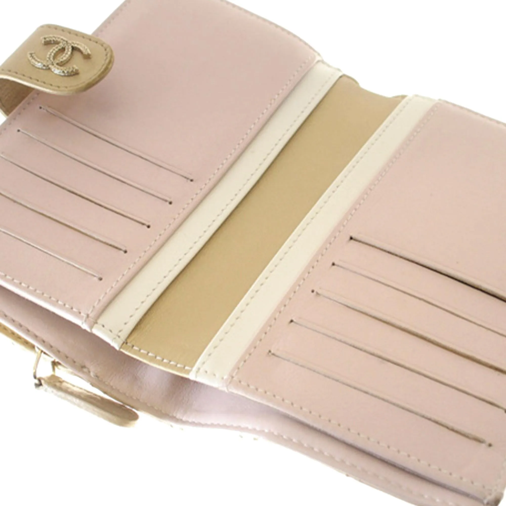 Chanel CC Leather Long Wallet (SHG-34960)