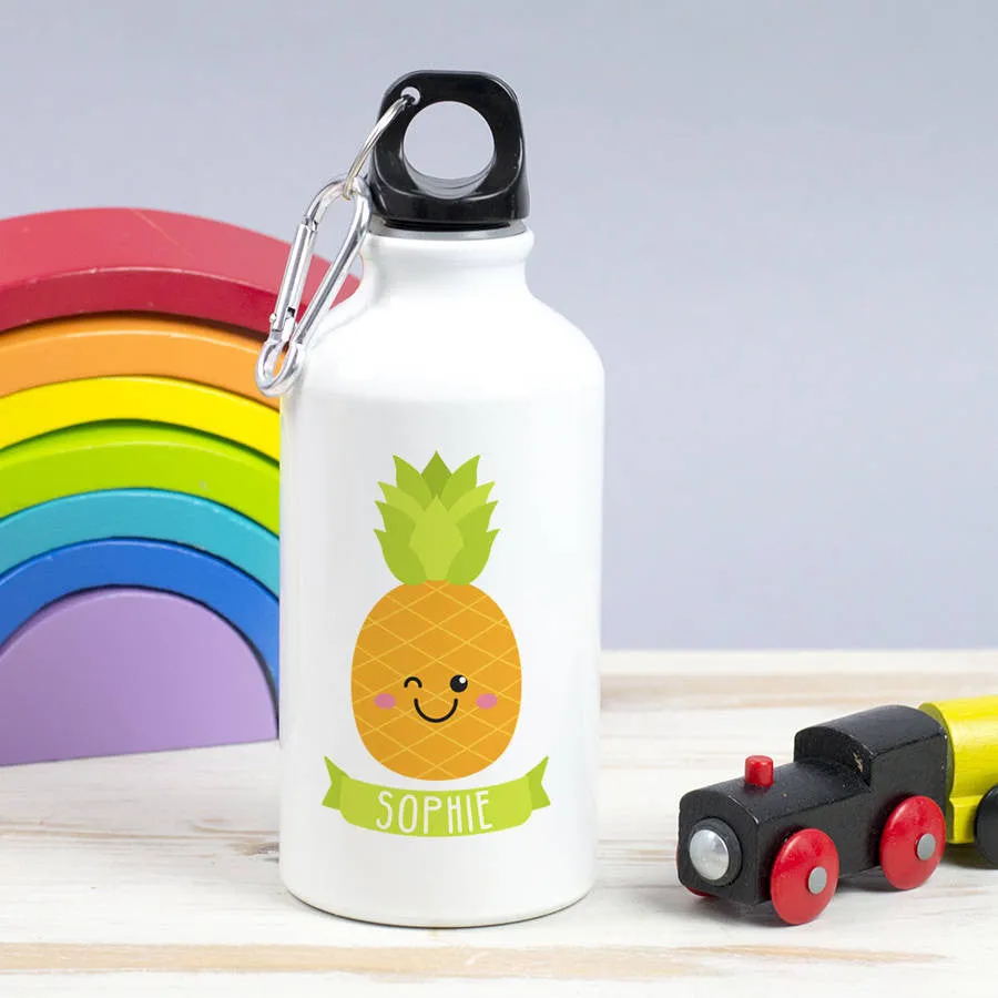 Children's Personalised Summer Fruit Water Bottle