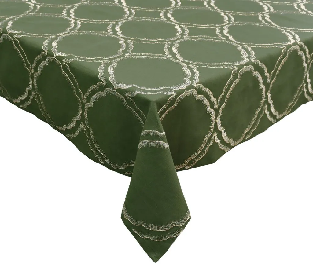 Daydream Tablecloth in Olive