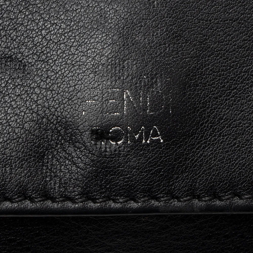 Fendi FF Embossed Calfskin Double Micro Baguette Bag (SHF-22023)