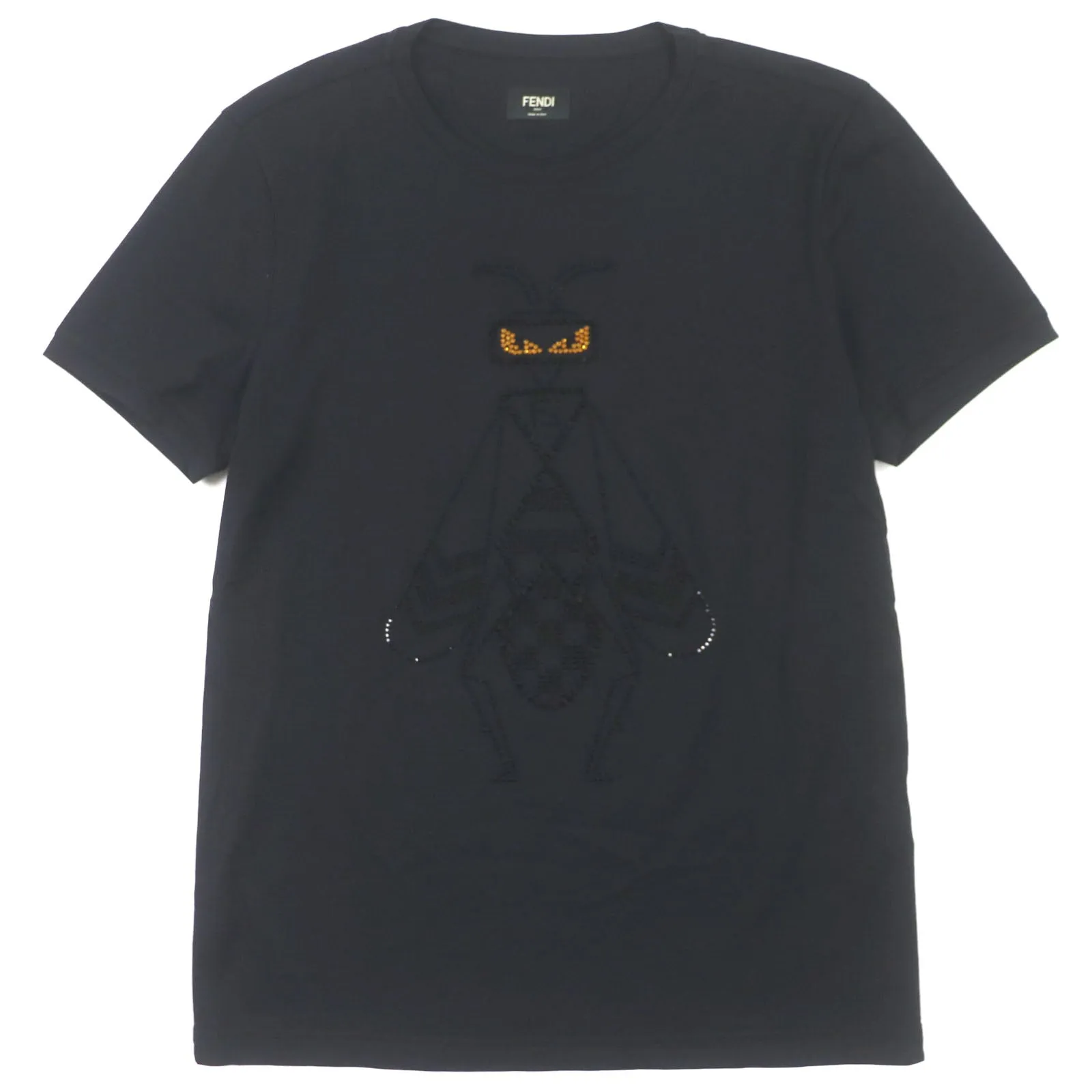 FENDI Short sleeve T-shirt FY0894 cotton black S