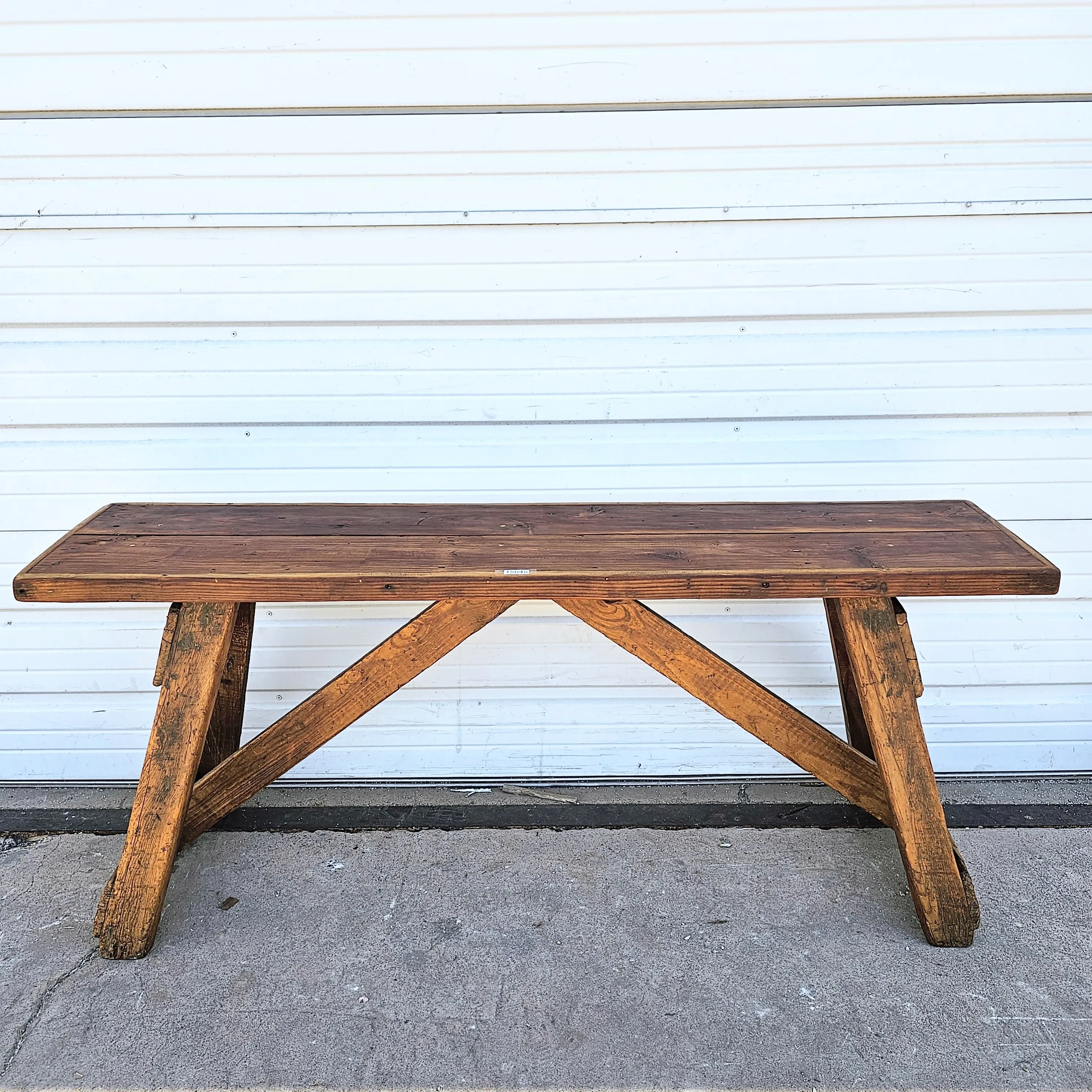 Industrial Wooden Console Table