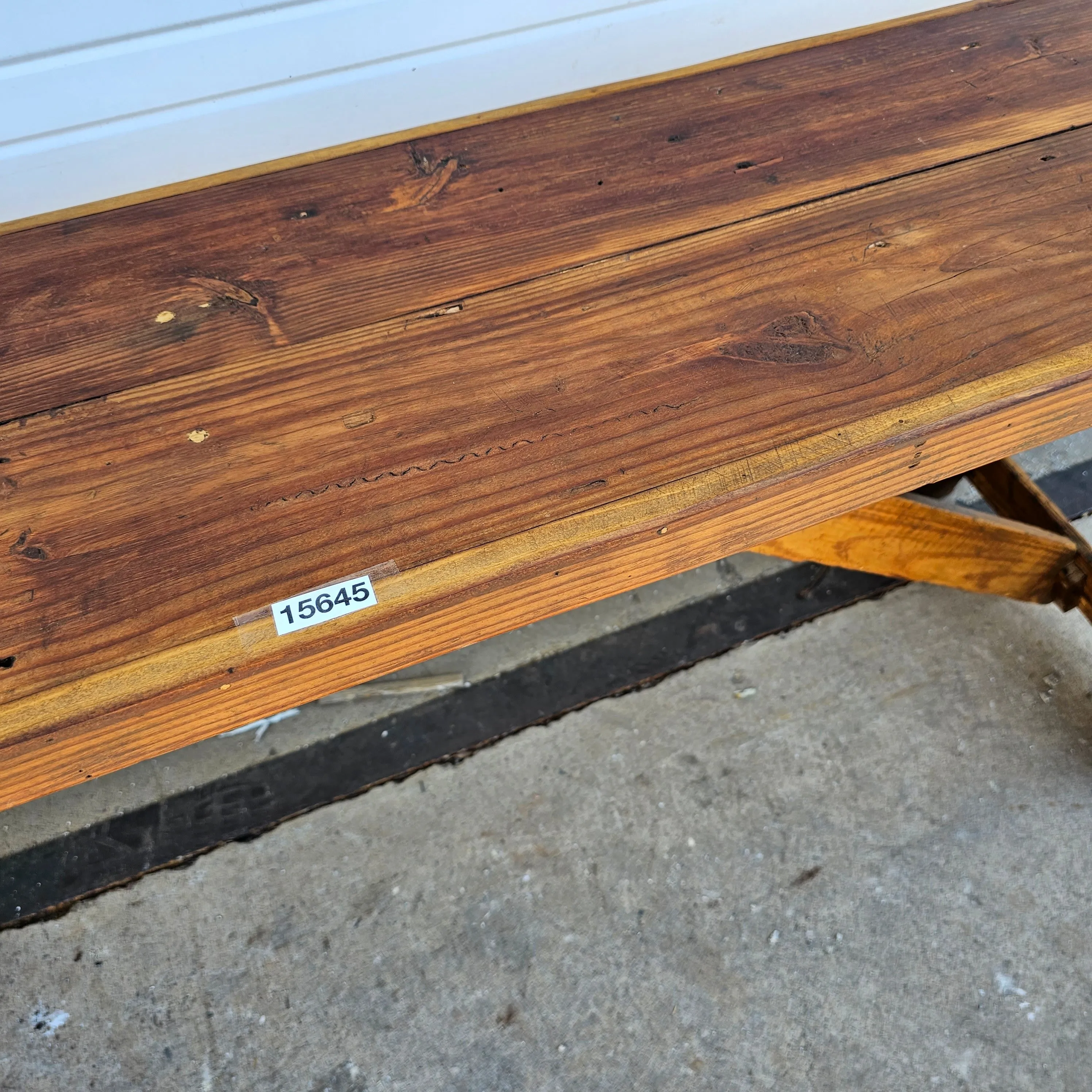 Industrial Wooden Console Table