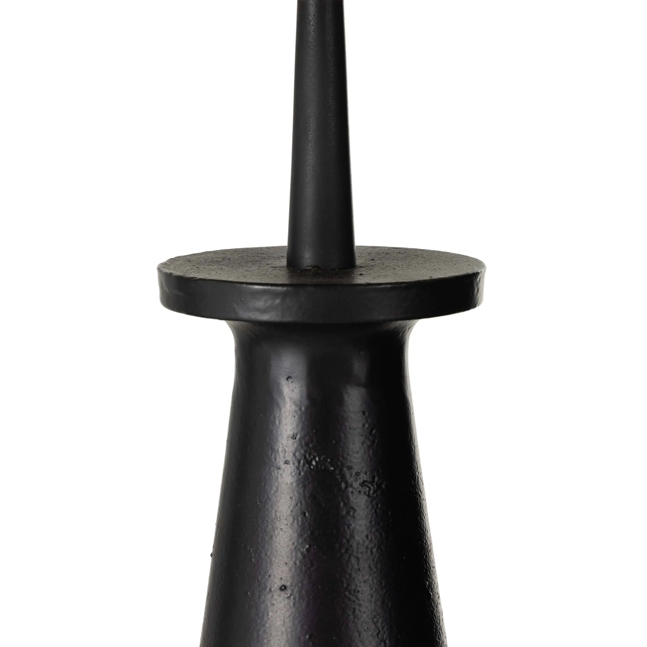 Innes Floor Lamp, Matte Black Cast
