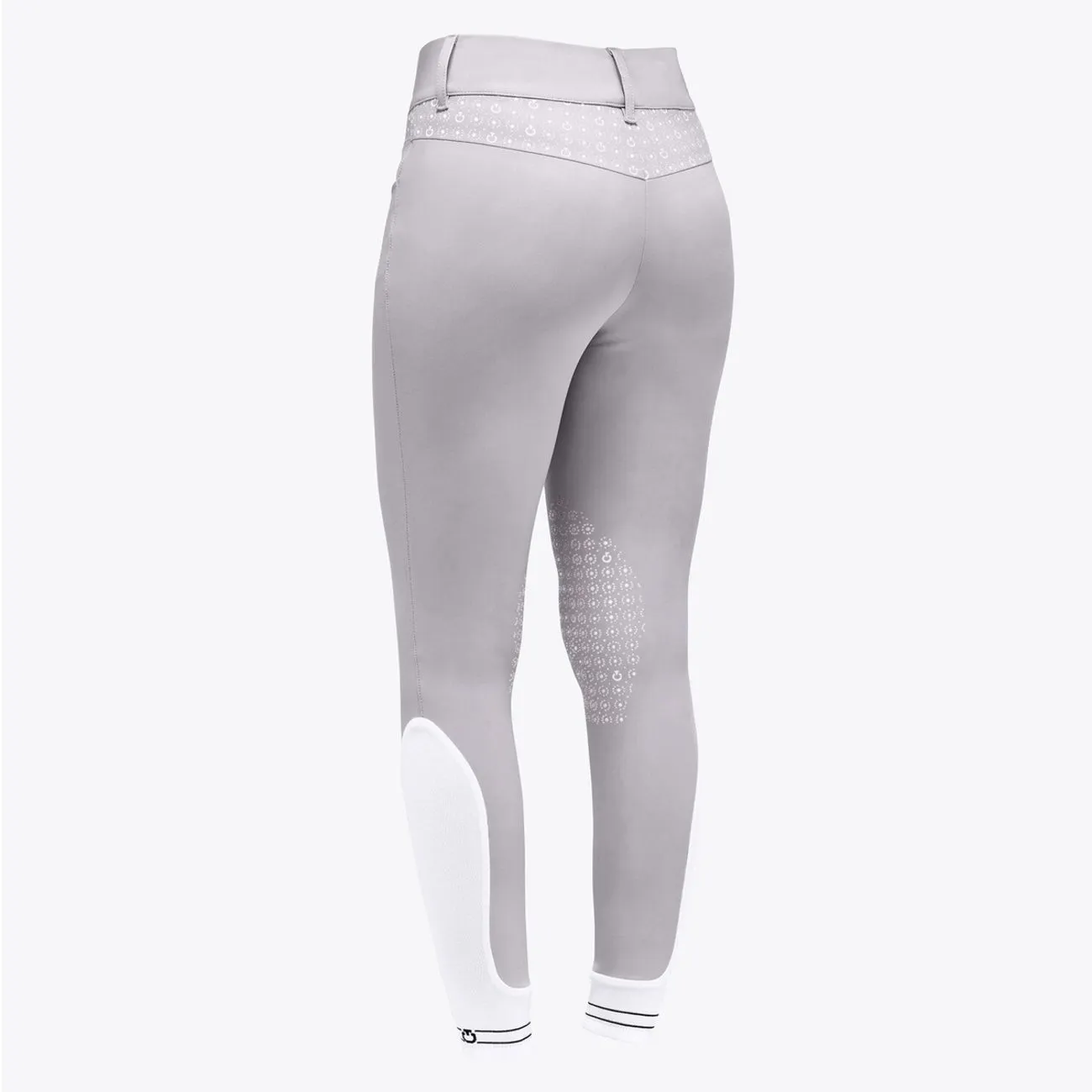 LADIES JUMPING BREECHES WITH DETAILS GREY