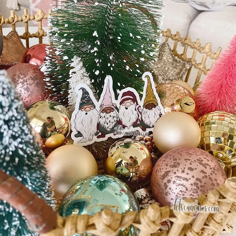 Little Christmas Gnomes Sticker