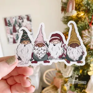 Little Christmas Gnomes Sticker