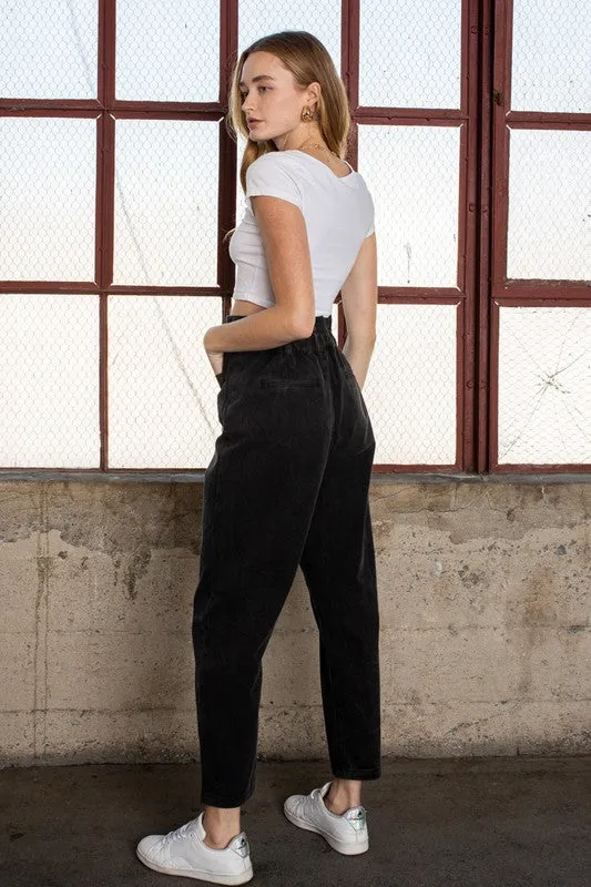 PAPERBAG DENIM WITH FRONT POCKET