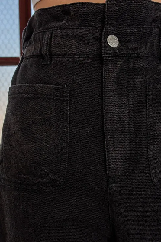 PAPERBAG DENIM WITH FRONT POCKET