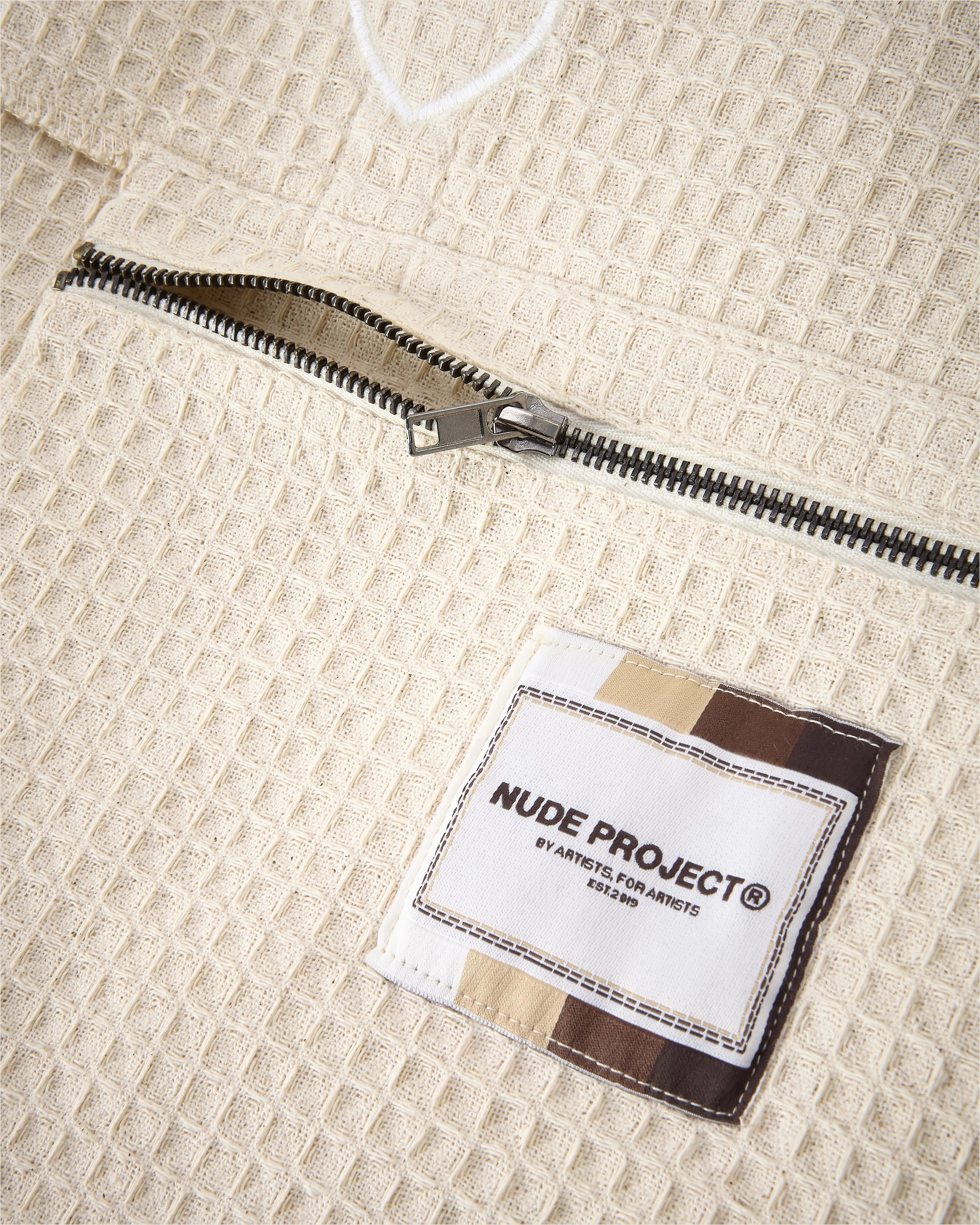 PATCH TOTE BAG OFF-WHITE