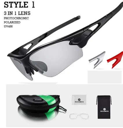 ROCKBROS Sport Photochromic Polarized Glasses