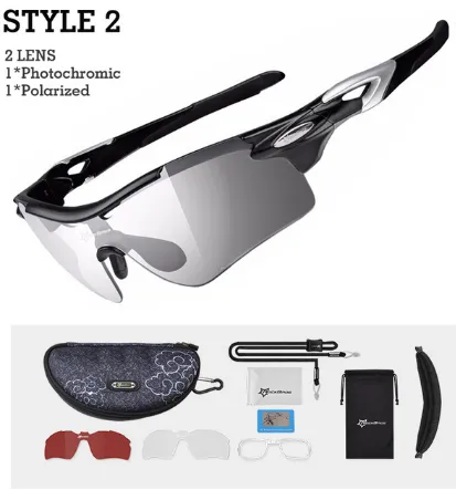 ROCKBROS Sport Photochromic Polarized Glasses