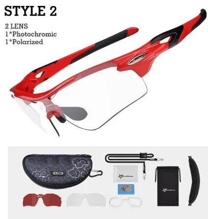 ROCKBROS Sport Photochromic Polarized Glasses