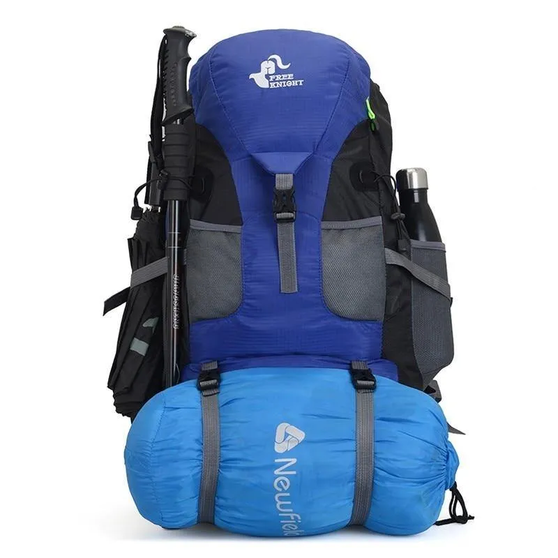 WOMEN MEN 50L Camping Backpack Hiking Waterproof Trekking Bag Travel Rucksack
