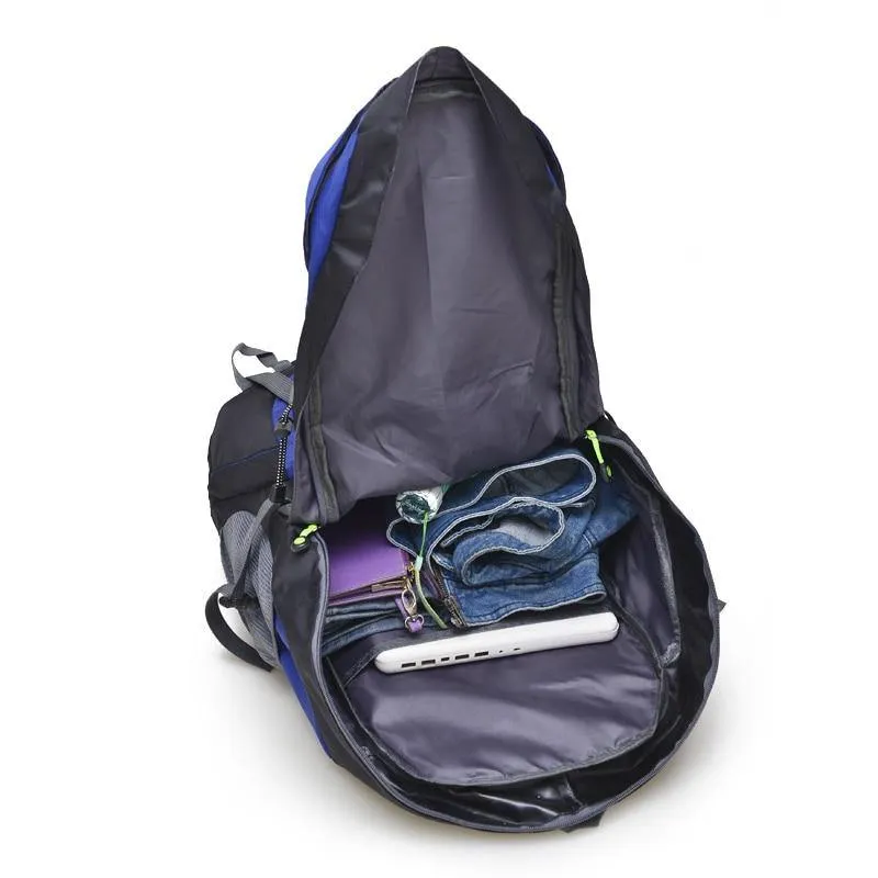 WOMEN MEN 50L Camping Backpack Hiking Waterproof Trekking Bag Travel Rucksack