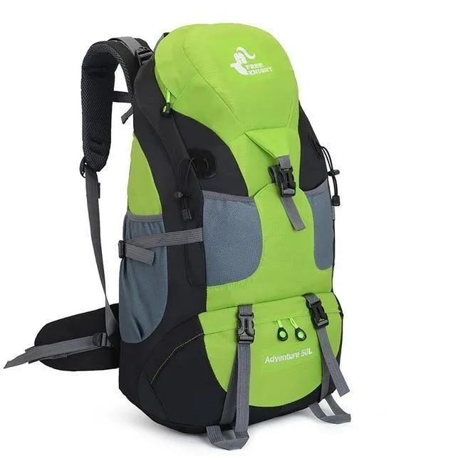 WOMEN MEN 50L Camping Backpack Hiking Waterproof Trekking Bag Travel Rucksack
