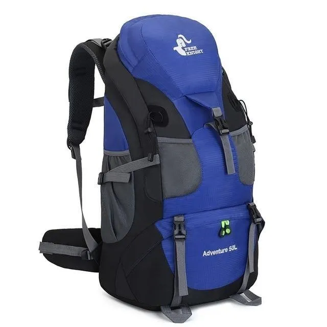 WOMEN MEN 50L Camping Backpack Hiking Waterproof Trekking Bag Travel Rucksack