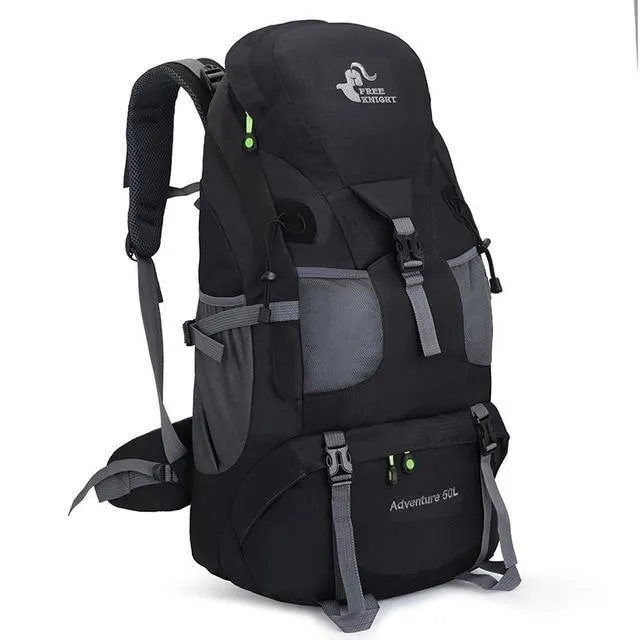 WOMEN MEN 50L Camping Backpack Hiking Waterproof Trekking Bag Travel Rucksack